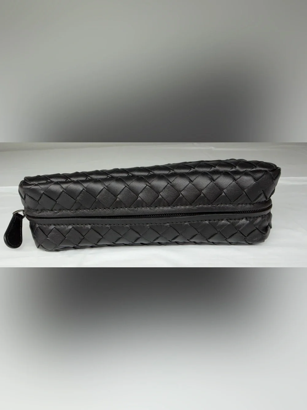 Bottega Veneta Intrecciato woven nappa leather mini messenger bag with COA